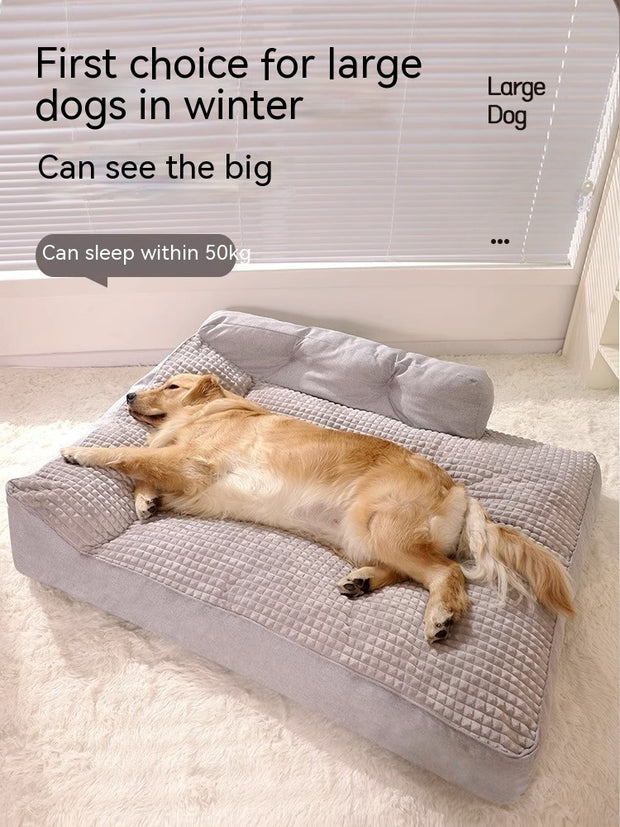 Large Dog Dog Mattress Removable And Washable Pet Mat